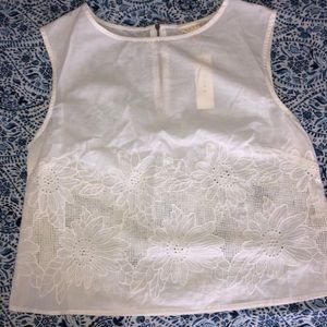 White Adiva Tank Top
